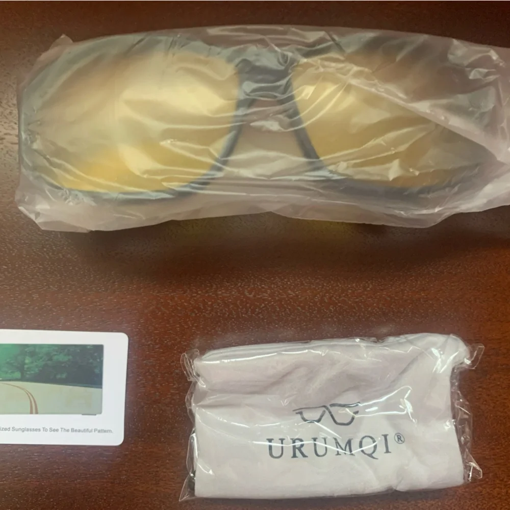 NIB URUMQI Anti-Glare Night Driving Glasses - Fit Over Prescription Glasses